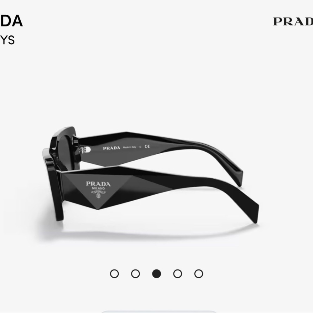 Prada Glossy Black Eyewear